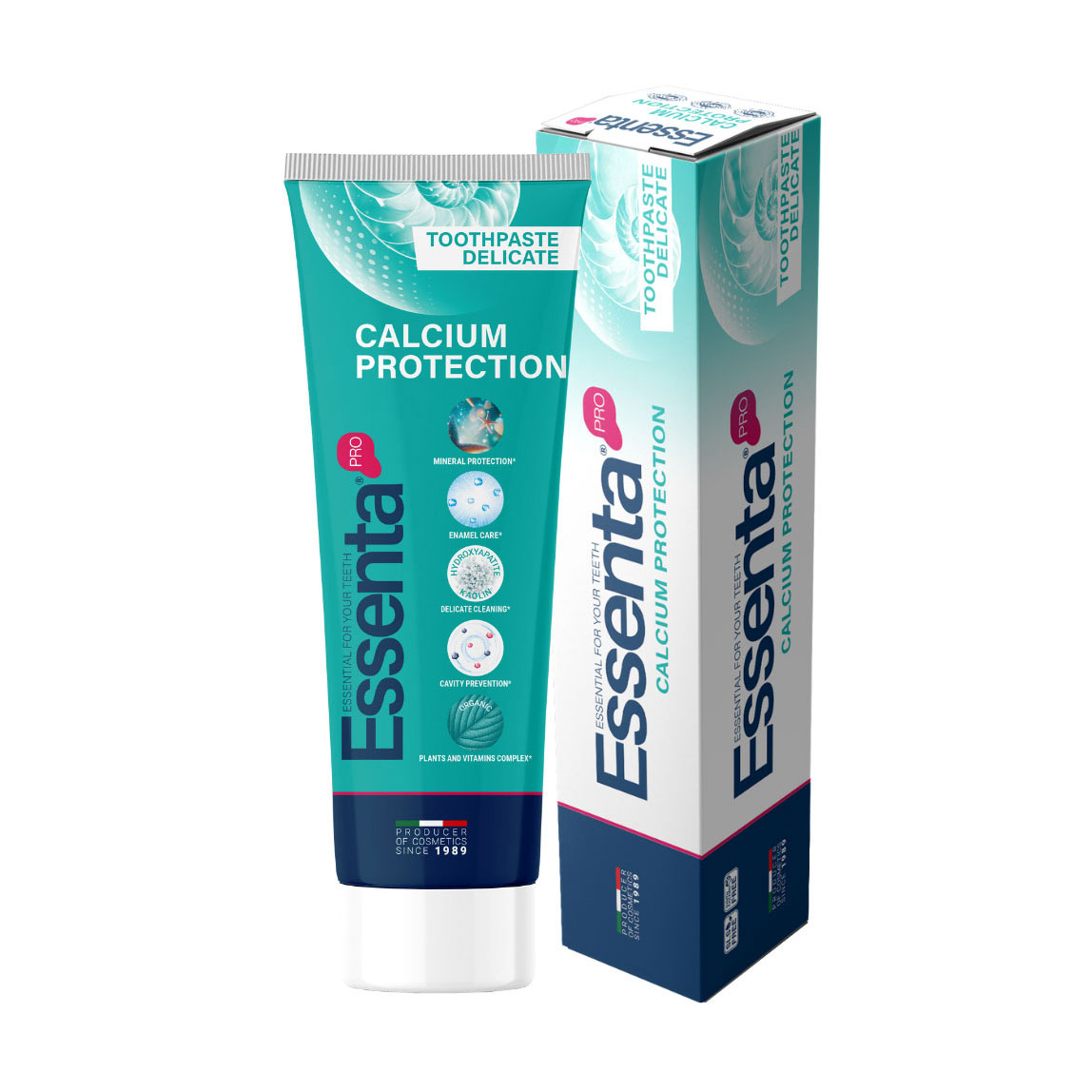 Зубна паста Essenta Pro Calcium Protection, 75 мл